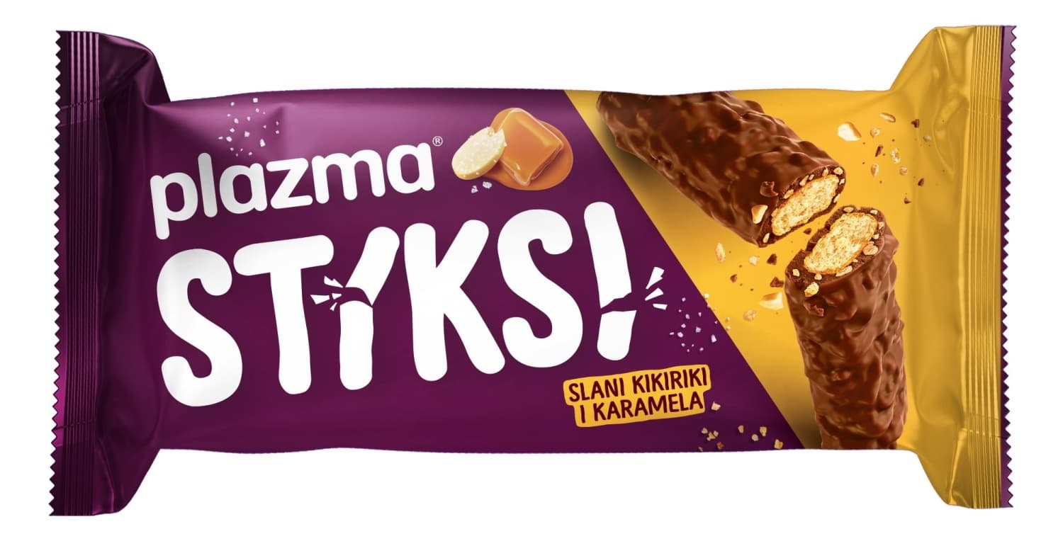 Plazma stiks karamela i kikiriki 30g-slika