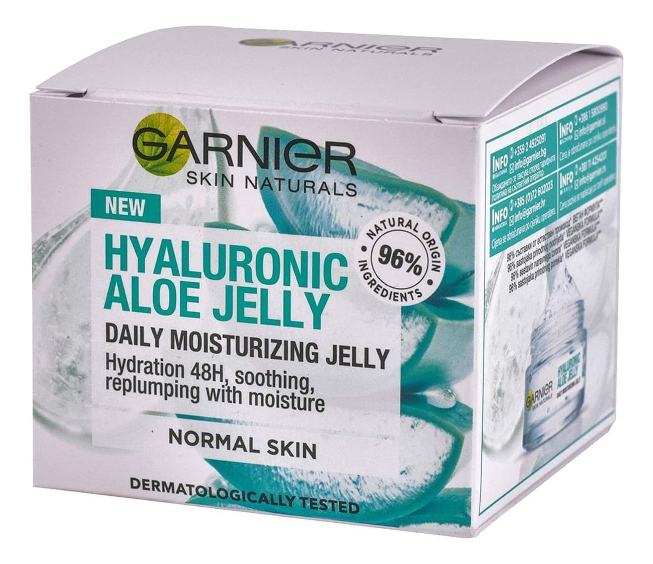 GARNIER Hyaluronic aloe jelly gel za lice za normalnu kožu 50ml-slika