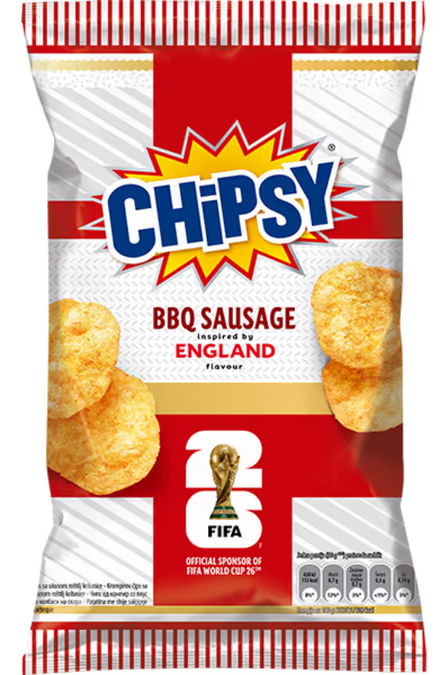 ČIPS CHIPSY PLAIN FWC BBQ SAUSAGE 95G MARBO-slika