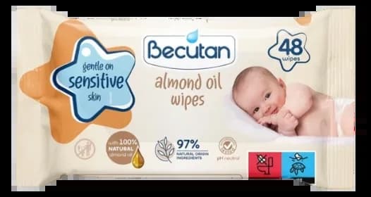 VLAŽNE MARAMICE BADEM BECUTAN 48/1 ALKALOID-slika