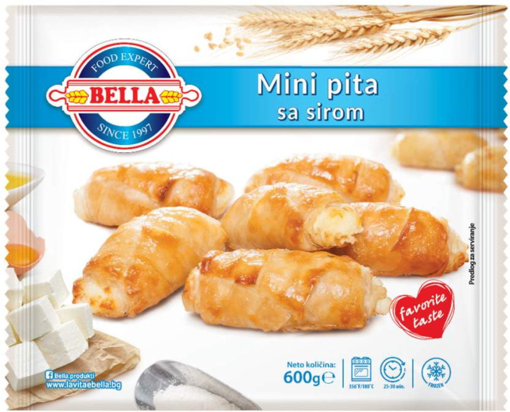 PITA MINI SA SIROM 600G BELLA-slika