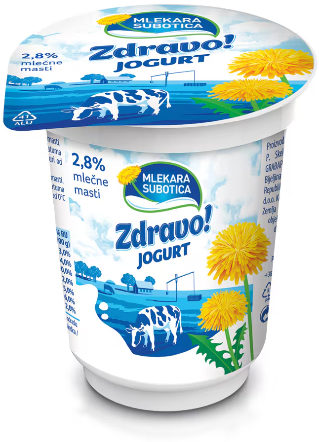 Jogurt 2.8%mm Zdravo casa 180g-slika