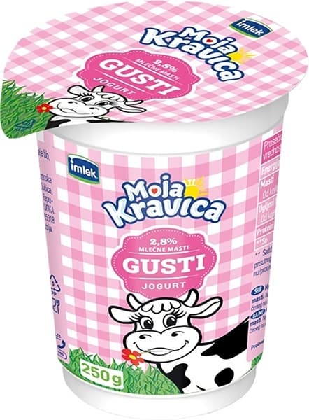 Jogurt IMLEK Moja kravica gusti 2,8%mm 250g-slika