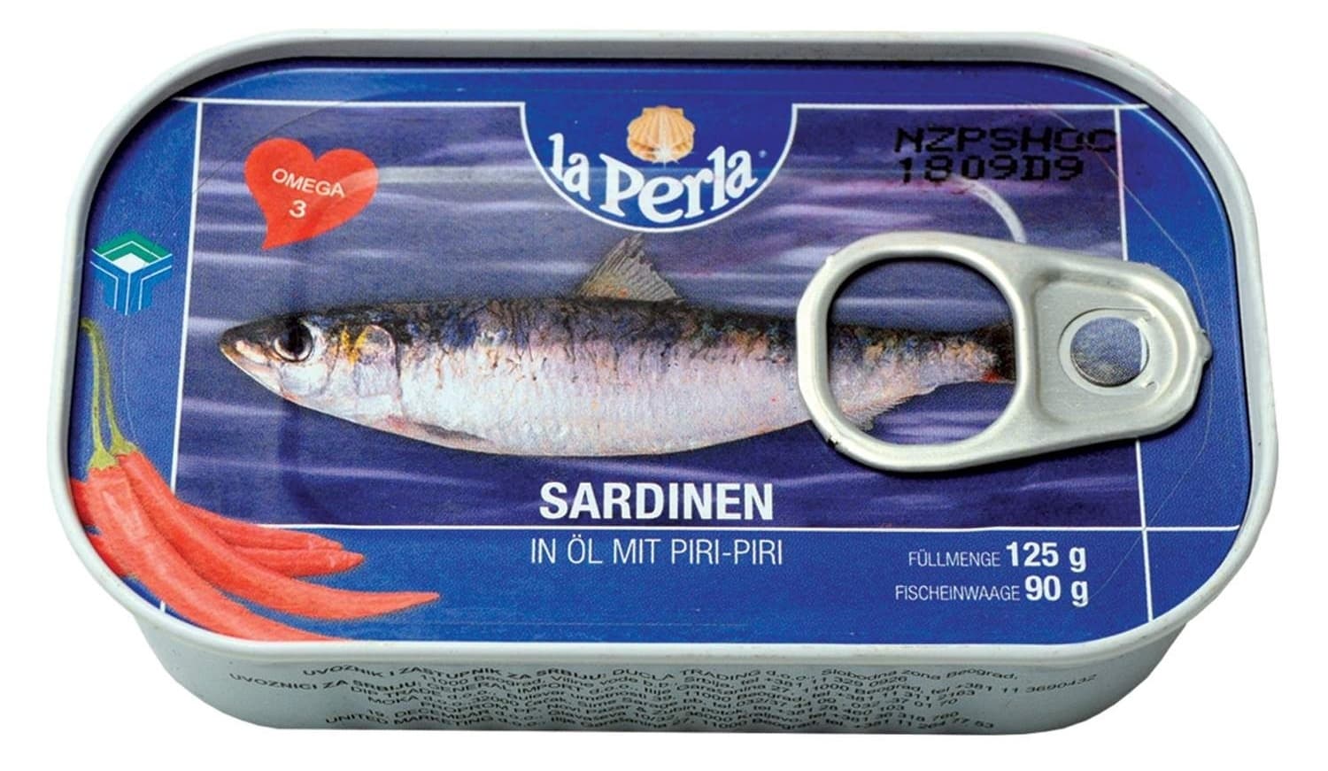 Sardina LA PERLA sa paprikom 125g-slika