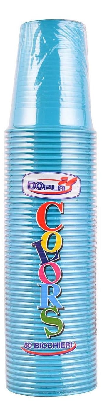 Plastične čaše DOPLA 200ml 50kom tirkizne-slika