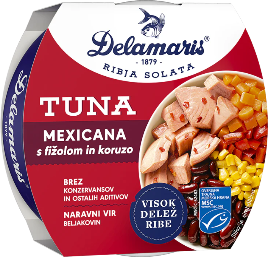 Tuna salata Mexicana pasulj/kukuruz 170g-slika