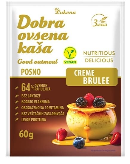 DOBRA ovsena kaša creme brule 60g-slika