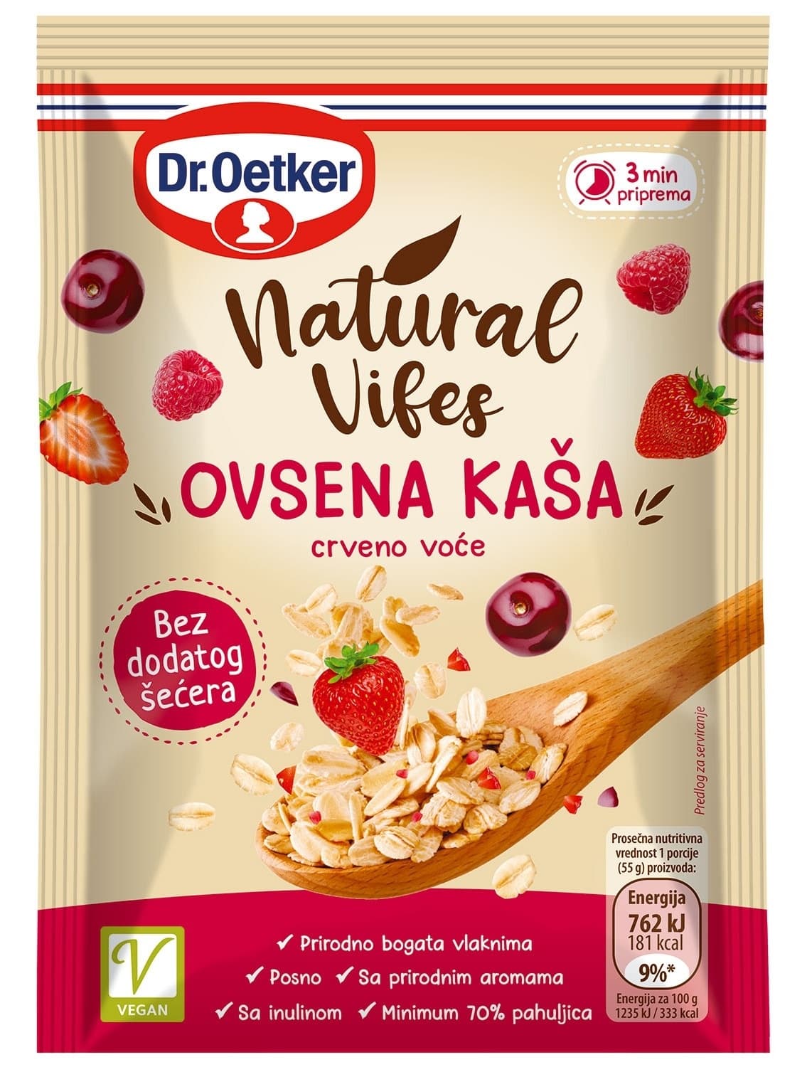 DR.OETKER ovsena kaša crveno voće 55g-slika