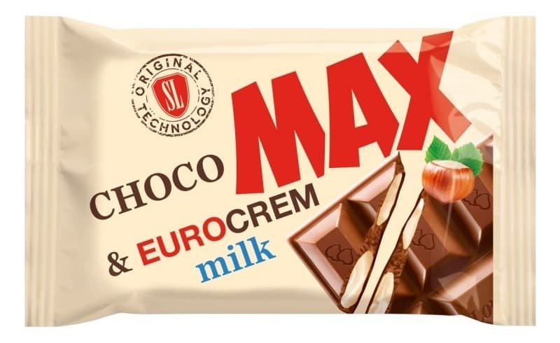 BAR CHOCO SL MAX EUROCREM MLEKO 60G-slika