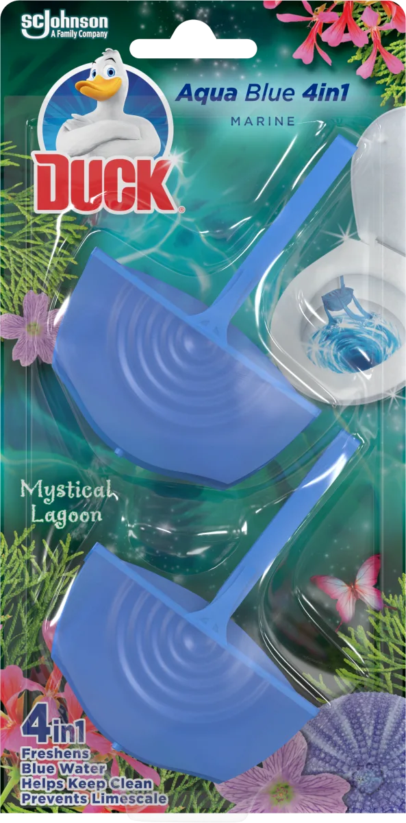 DUCK WC osveživač mystical lagoon 4in1 2x40g-slika