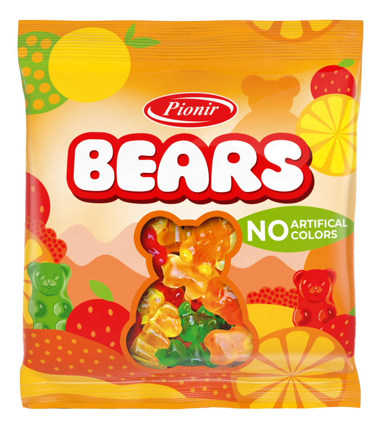 PION.BOM.GUMMY BEARS 100G KOM-slika