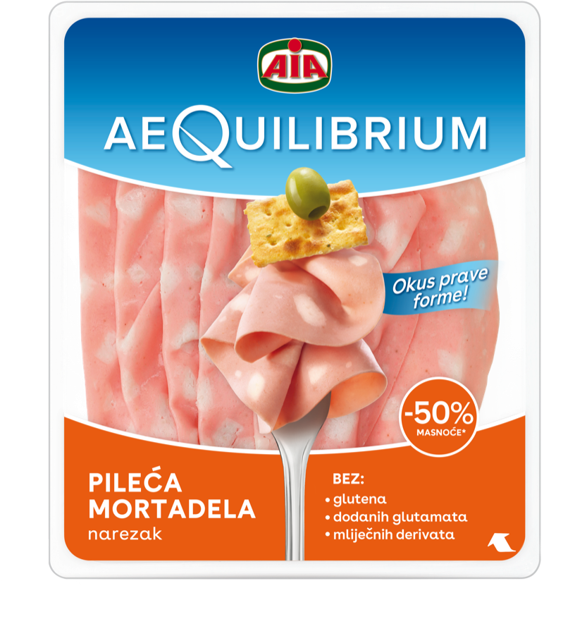 AIA pileća mortadela Aequilibrium slajs 120g-slika