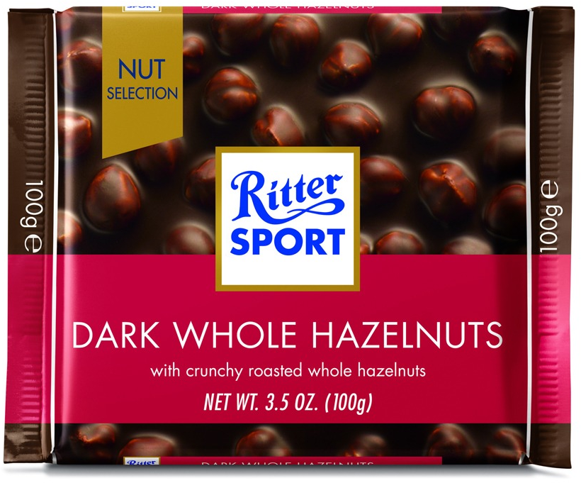 Cokolada crna sa les.Ritter Sport 100gr-slika