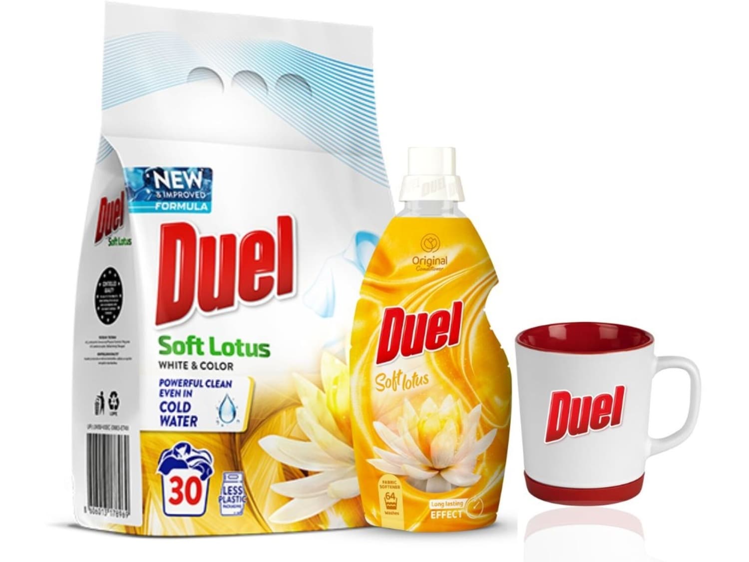 DUEL Soft lotus deterdžent + omekšivač + šolja za kafu-slika