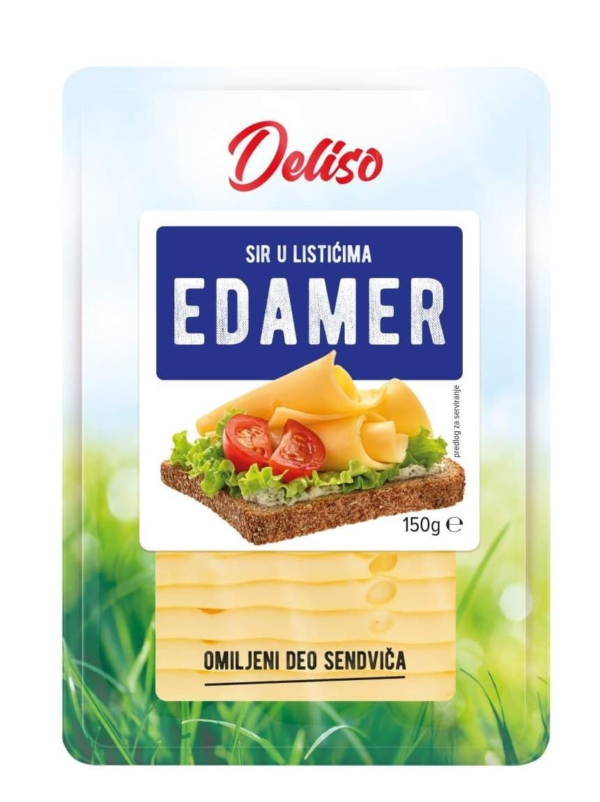 SIR EDAMER SLAJS 150G DELISO-slika