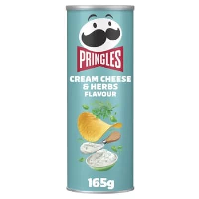 ČIPS PRINGLES 165G KREM SIR I ZAČINSKO BILJE-slika
