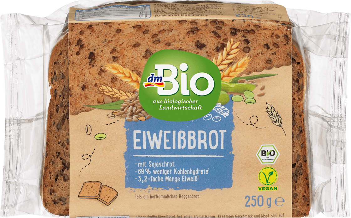 Hleb DM BIO visokoproteinski 250g-slika