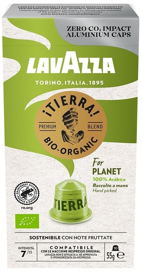 KAFA LAVAZZA U KAPSULAMA NCC ALU TIERRA BIO 55G-slika