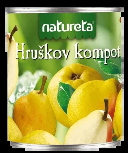 KOMPOT OD KRUŠKE 850G NATURETA-slika