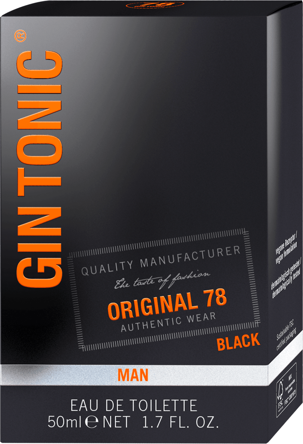 GIN TONIC Black original toaletna voda 50ml-slika