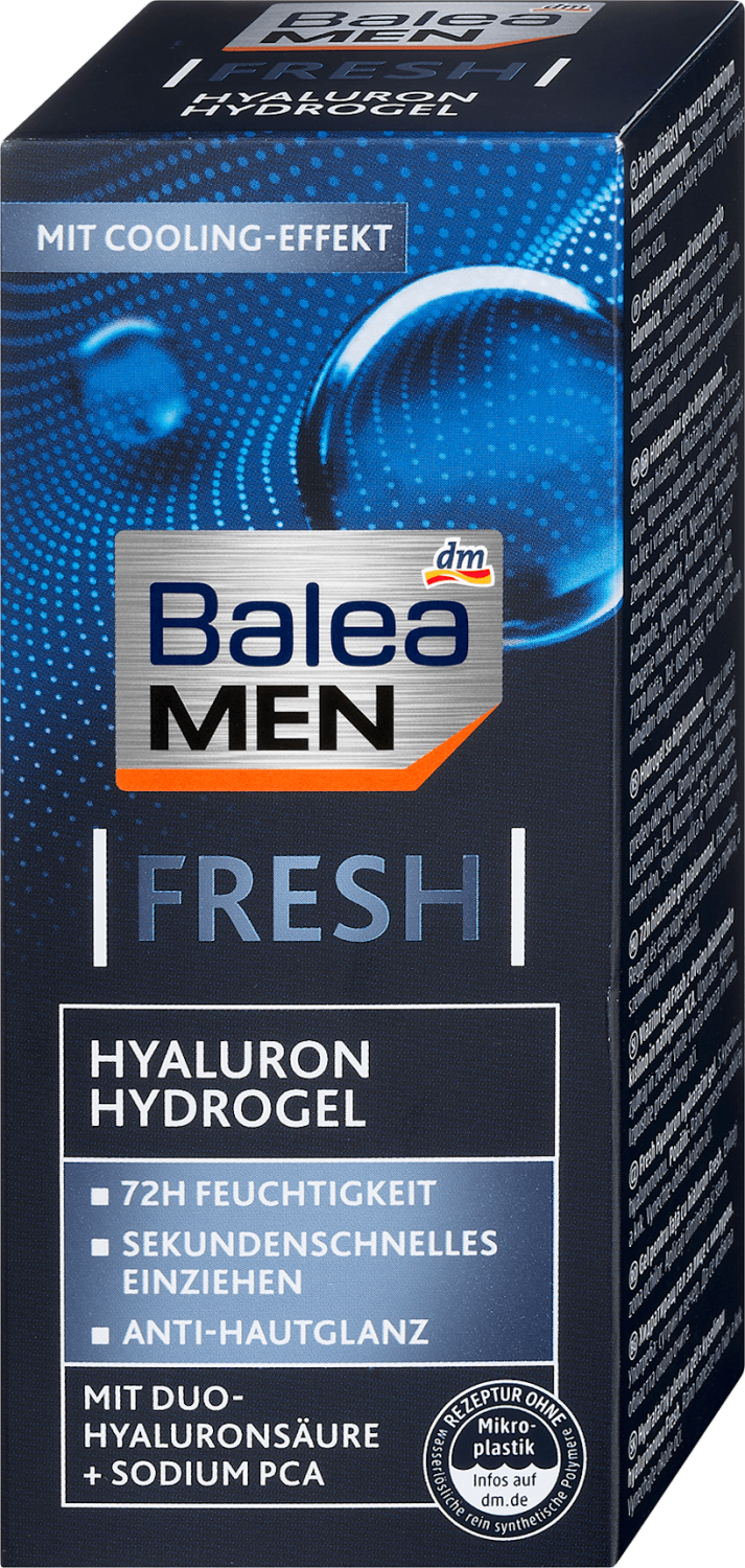 BALEA MEN Fresh hyaluron hydrogel hidratantni gel 75ml-slika