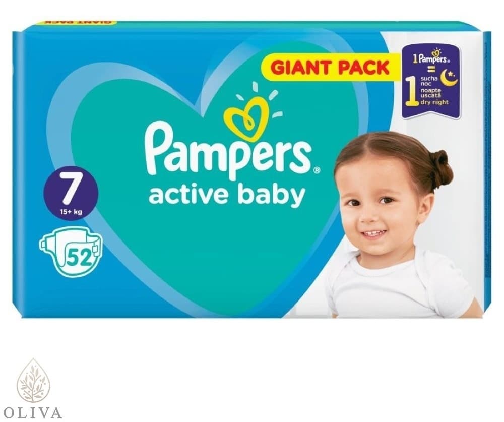 PAMPERS pelene GP 7 52kom-slika