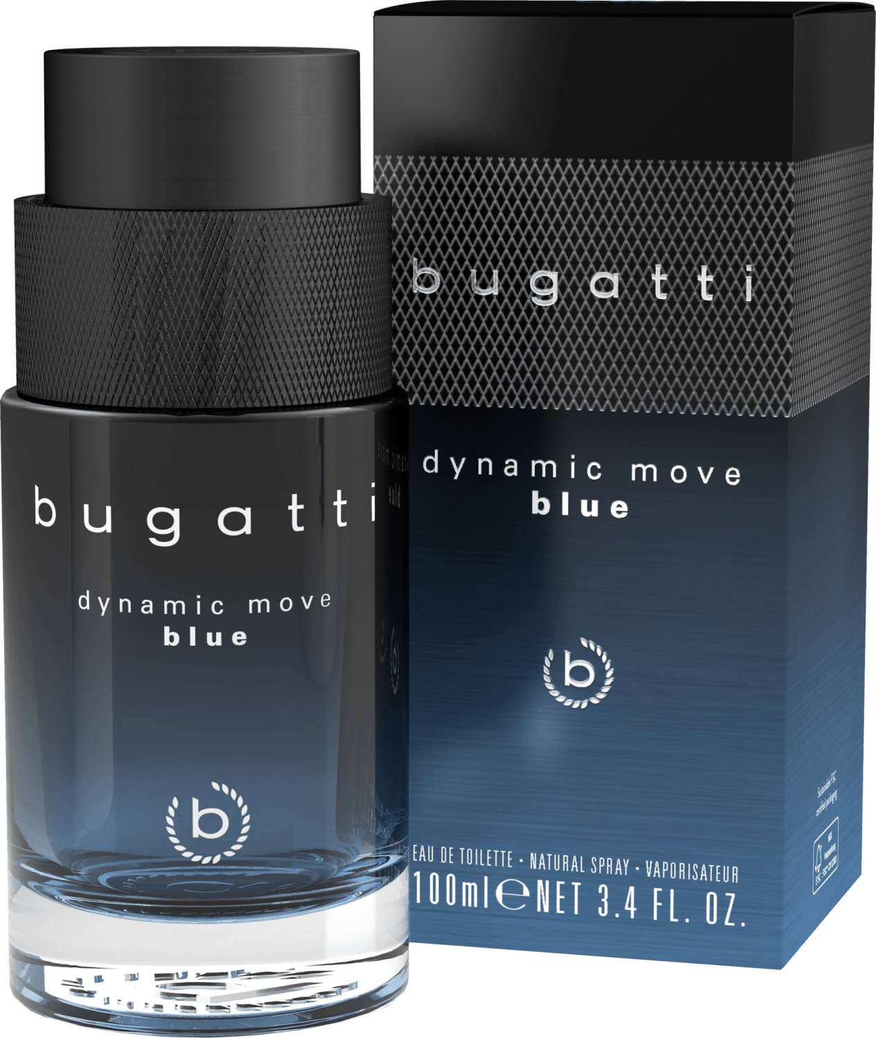 BUGATTI Dynamic move blue toaletna voda 100ml-slika