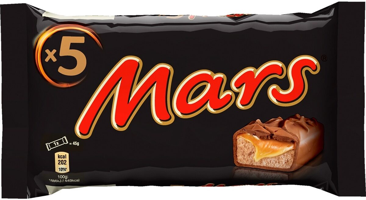 MARS MULTIPACK 5X45G-slika