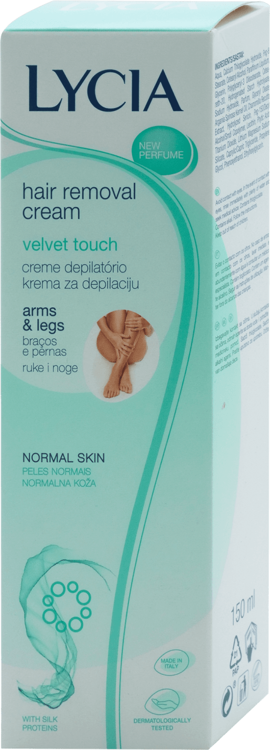 LYCIA velvet touch krema za depilaciju ruku i nogu 150ml-slika