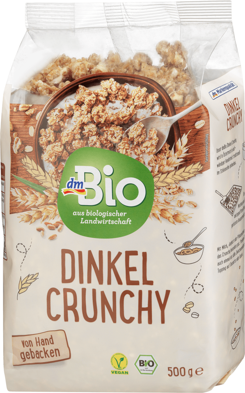 Musli DM BIO Crunchy od spelte 500g-slika