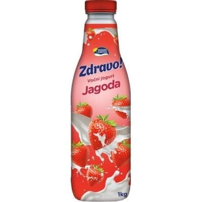 Voćni jogurt ZDRAVO jagoda 1kg-slika