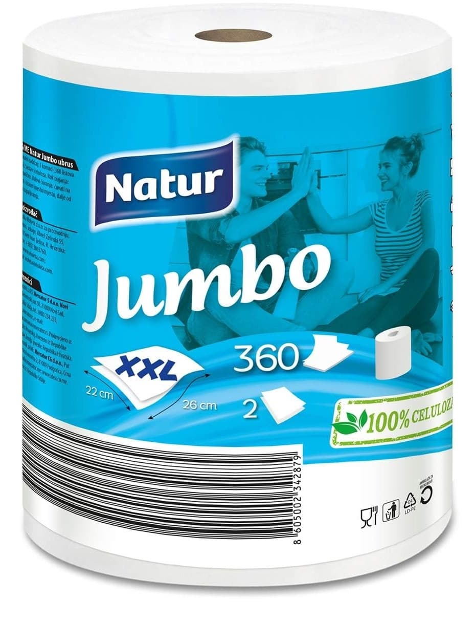 Ubrus NATUR Jumbo 2sloja 1kom-slika