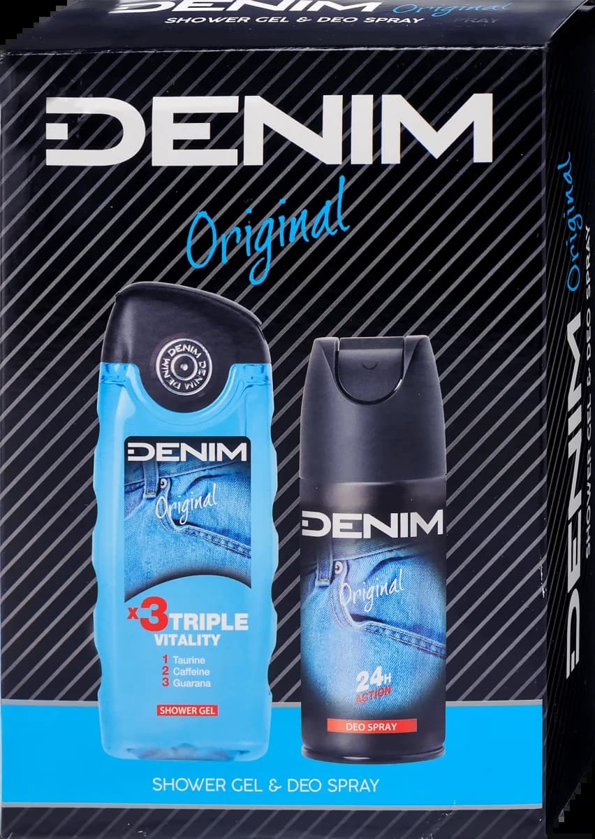 set denim deo i shower gel original sarantis-slika