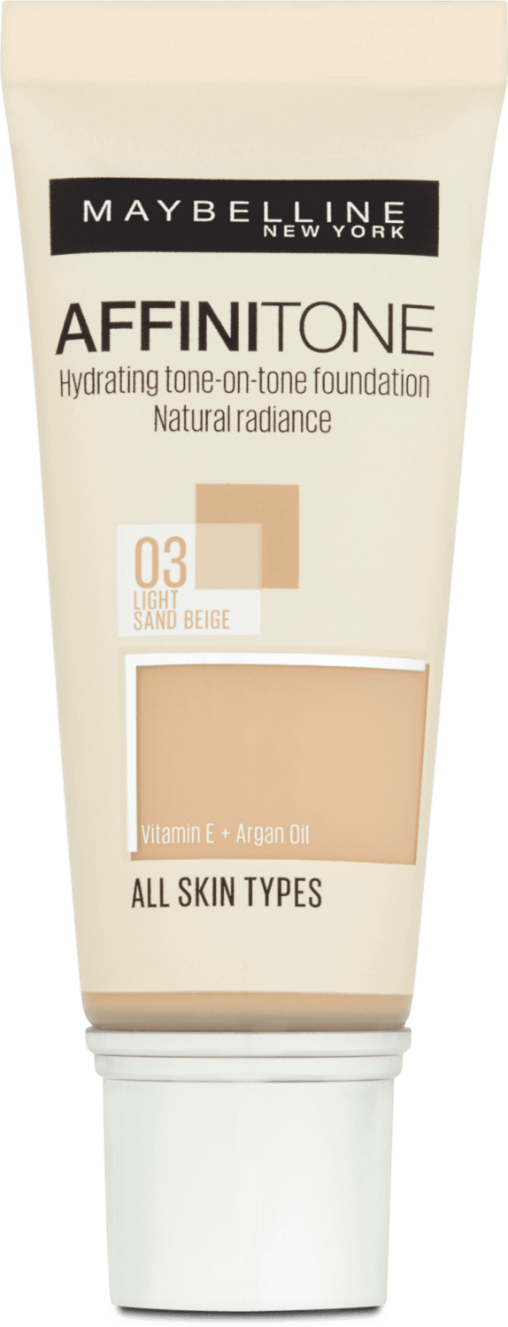 MAYBELLINE Affinitone tečni puder 03 light sand beige-slika