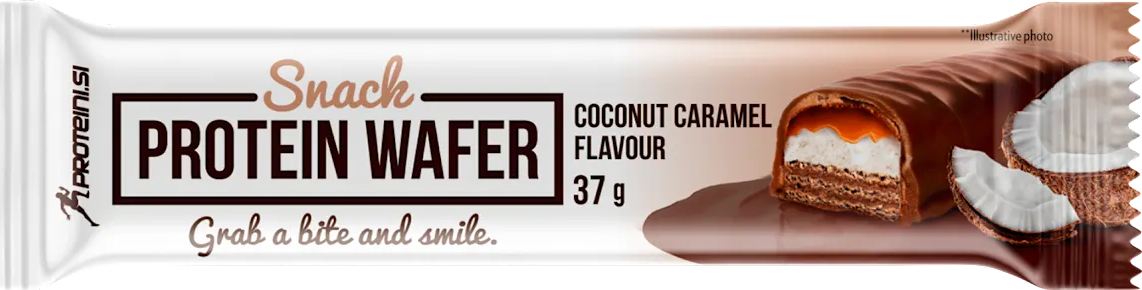 PROTEIN WAFER COCONUT CARAMEL PROTEINI SI 37G-slika