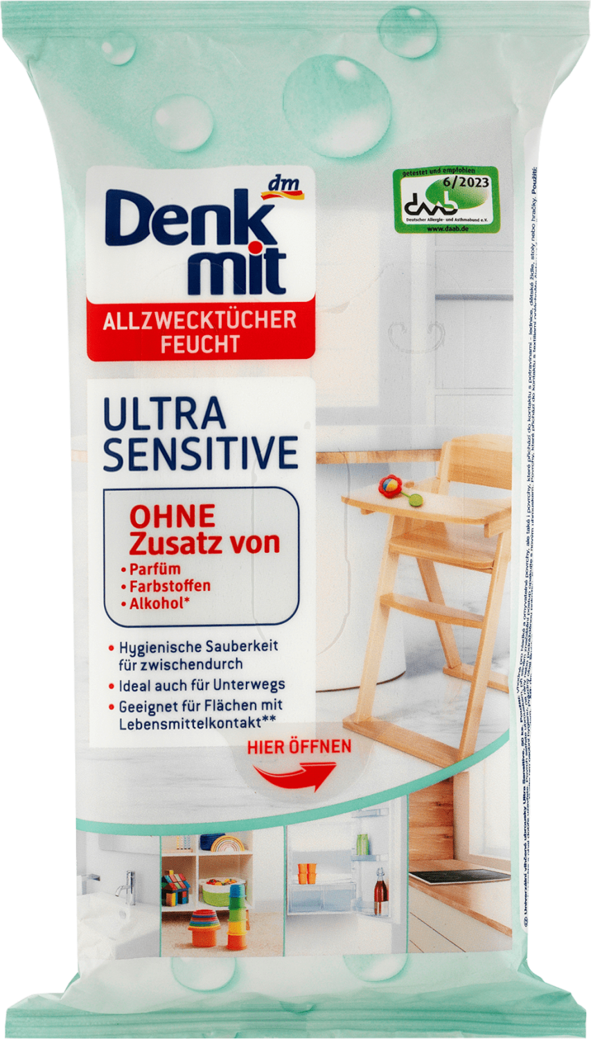 Maramice za čišćenje DENKMIT Ultra sensitive univerzalne 50kom-slika