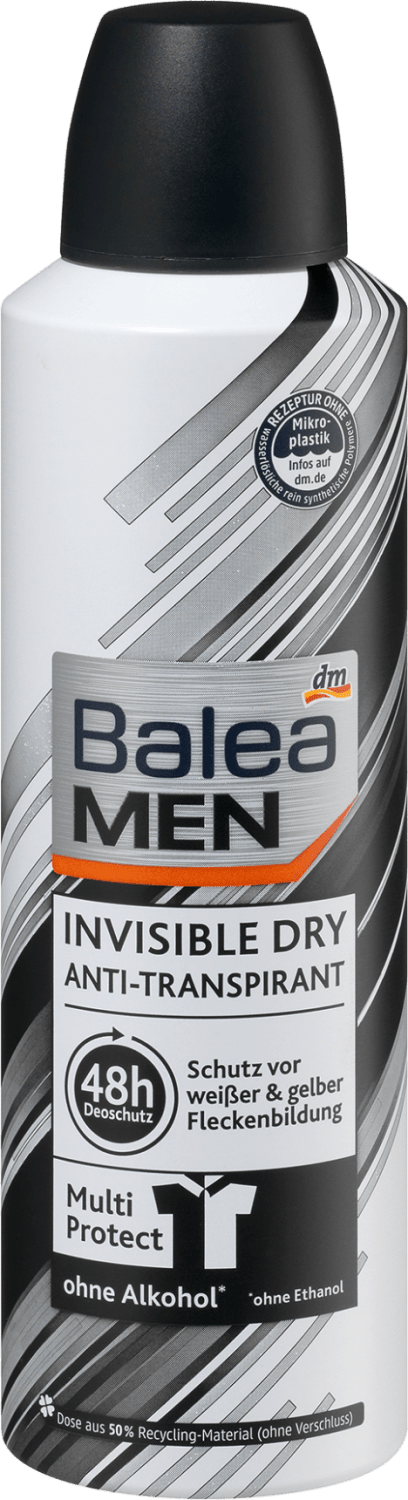 Dezodorans BALEA MEN Invisible dry anti-transpirant 200ml-slika