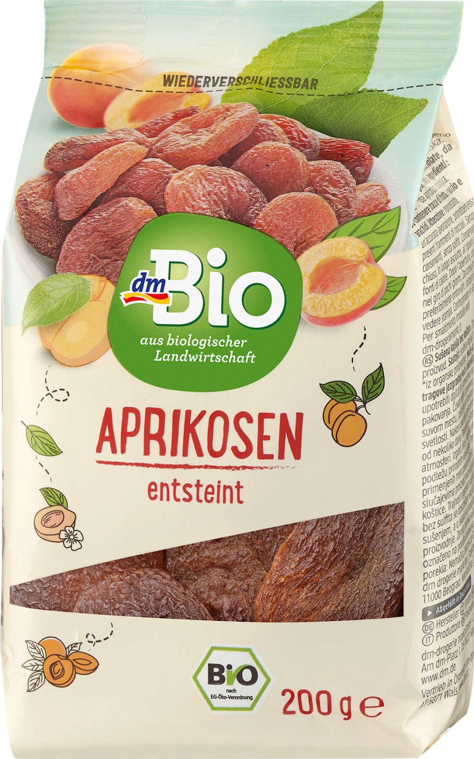 Suva kajsija DM BIO bez koštice 200g-slika