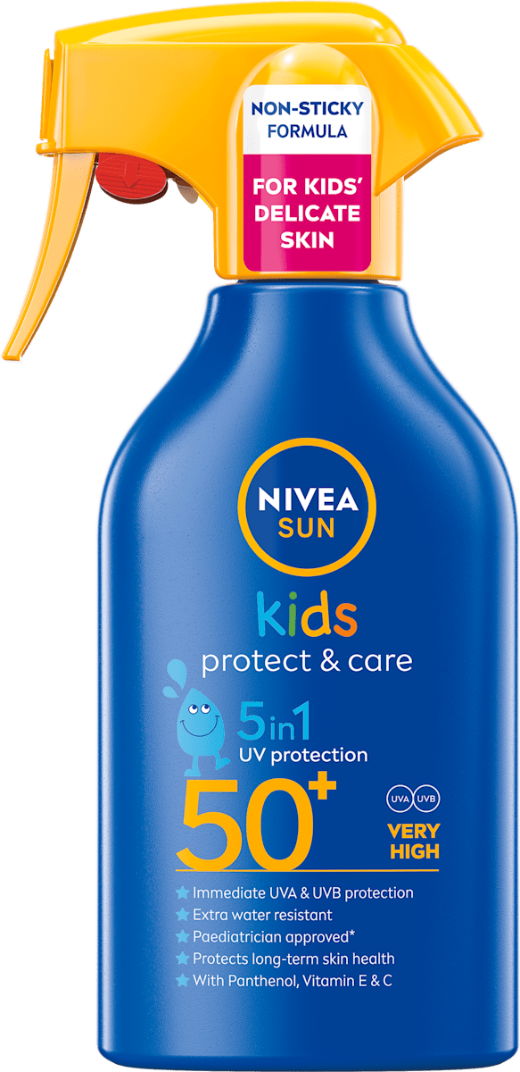 Sprej za sunčanje NIVEA Kids protect&care SPF50+ 250ml-slika