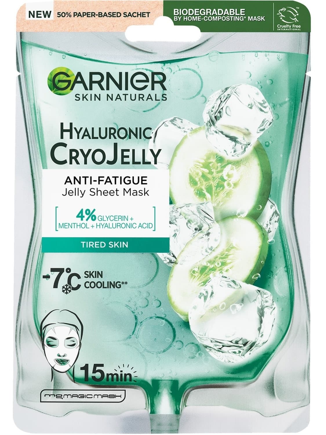 Maska za lice Cryo Jelly Garnier 27g-slika