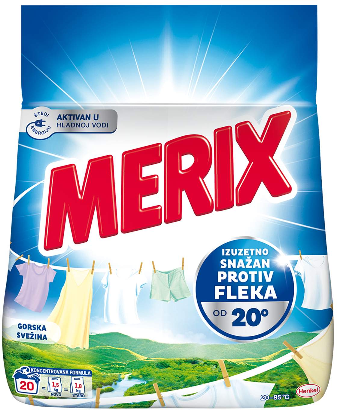 Merix Gorska svezina prasak 1,5kg 20WL-slika
