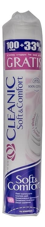 CLEANIC tuferi za lice soft & comfort 133kom-slika
