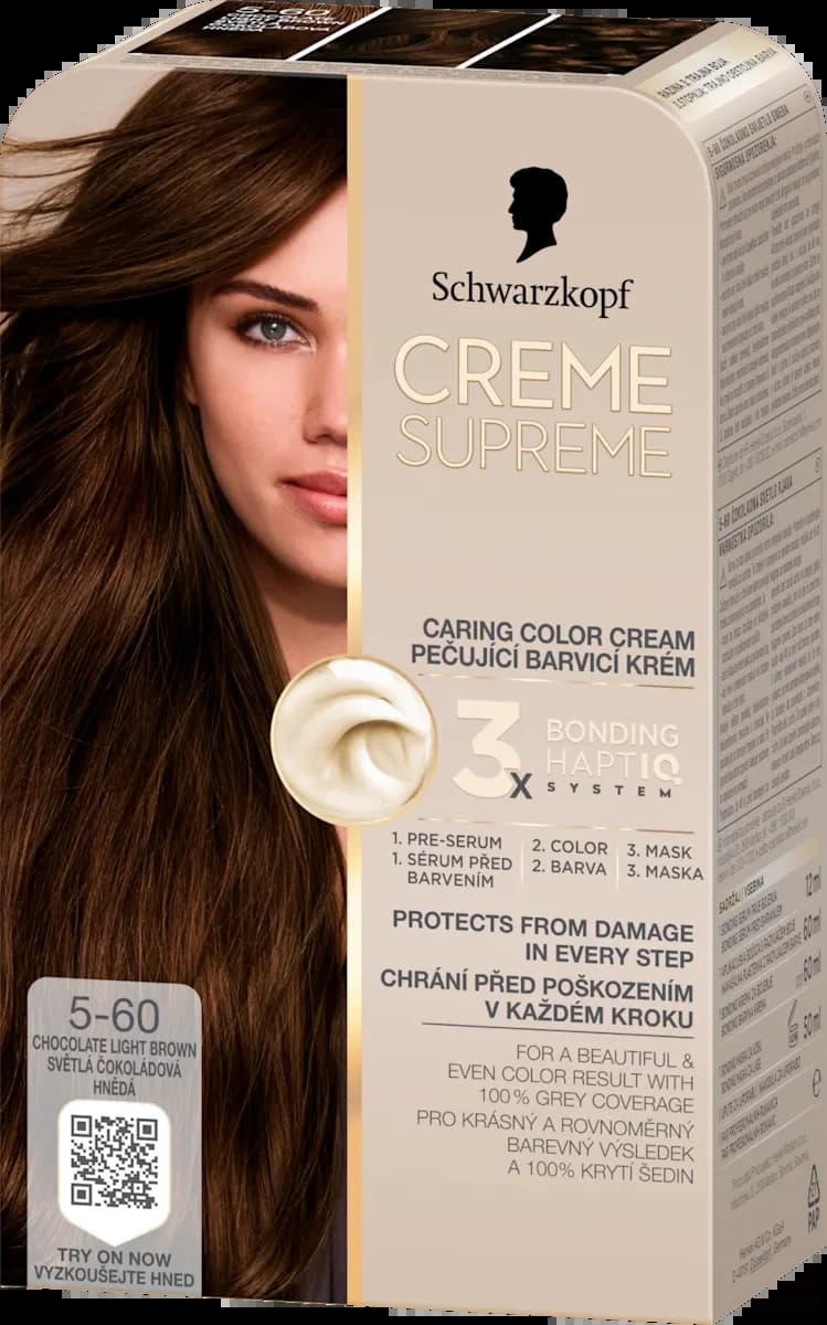 SCHWARZKOPF Creme Supreme farba za kosu 5-60 light brown-slika