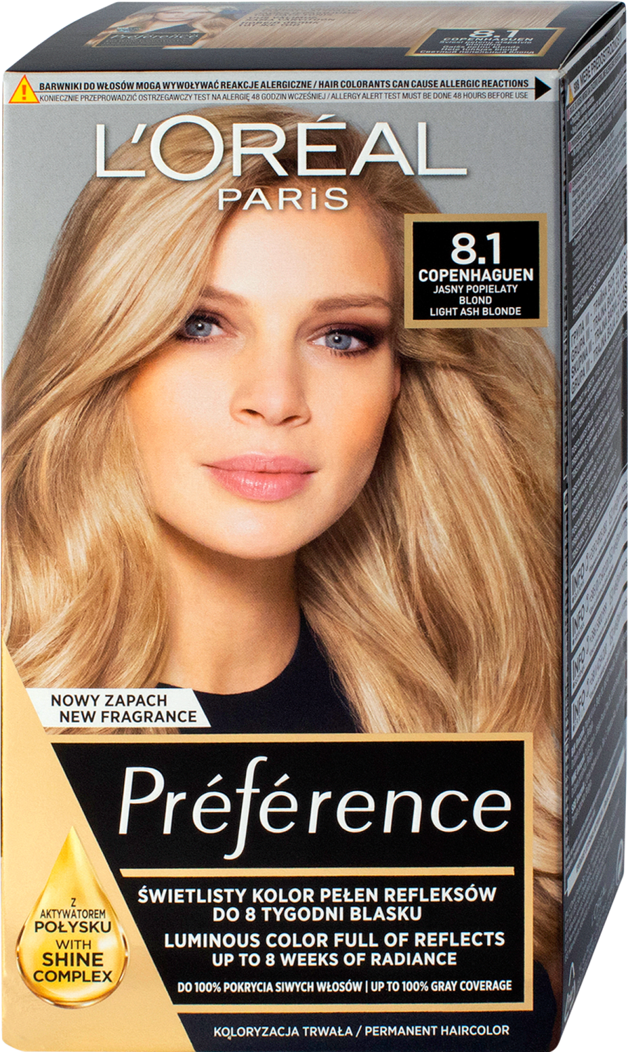 L'OREAL Preference farba za kosu 8.1 light ash blonde-slika