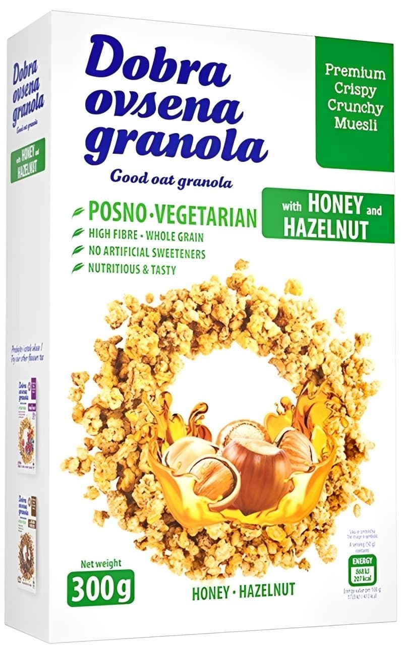 Dobra ovsena granola sa med.lesn.300g-slika