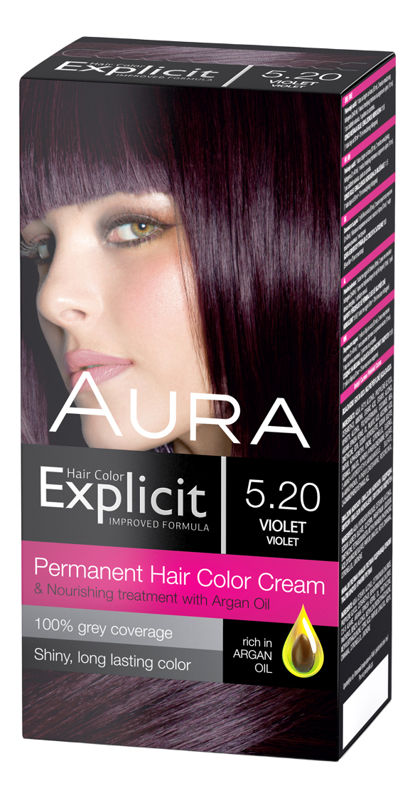 AURA Explicit farba za kosu 5.20 violet-slika