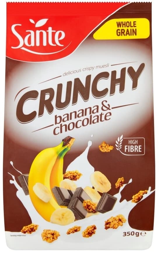 Crucnhy banana cokolada Sante 350gr-slika