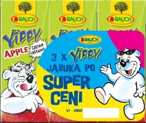 Voćni sok RAUCH Yippy jabuka 3x200ml-slika