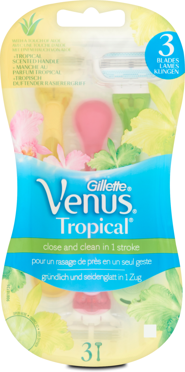 Brijac Venus Tropical 3cts Gillette-slika
