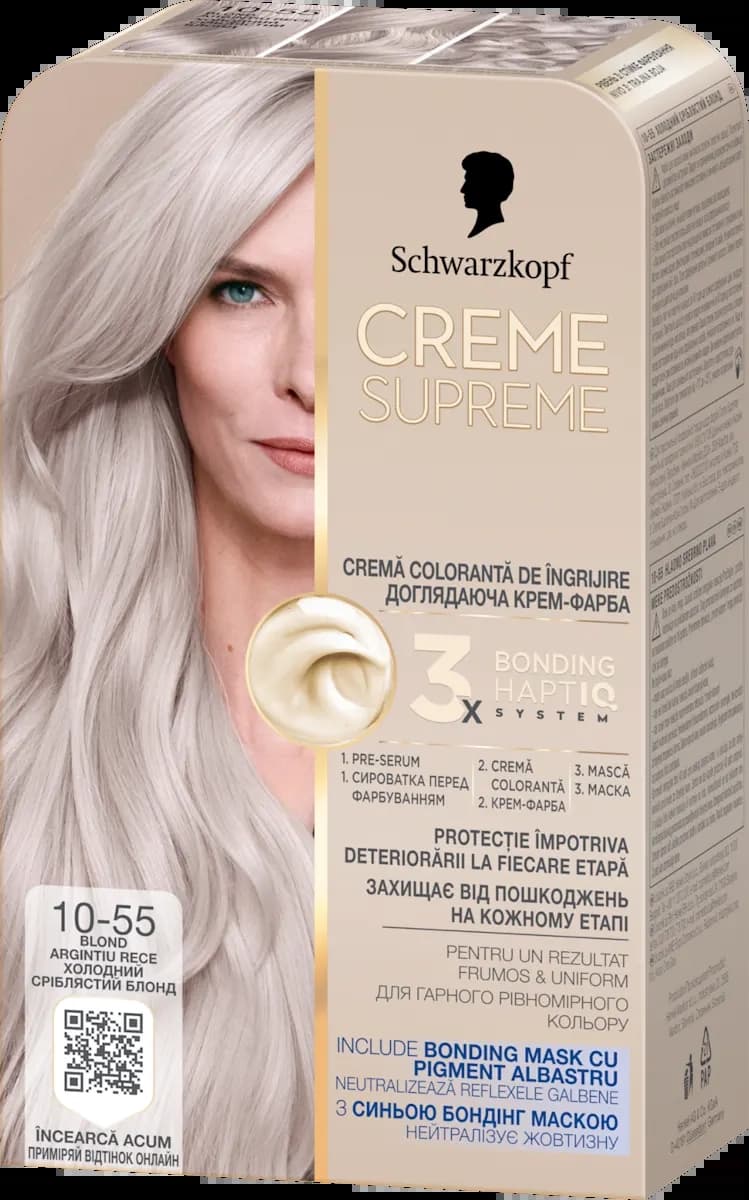SCHWARZKOPF Creme Supreme farba za kosu 10-55 blond-slika